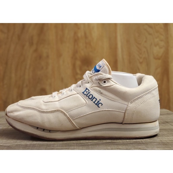 Vintage Etonic Trans Am Trainer Bowling Shoes Men's Size 12 White - Picture 3 of 12